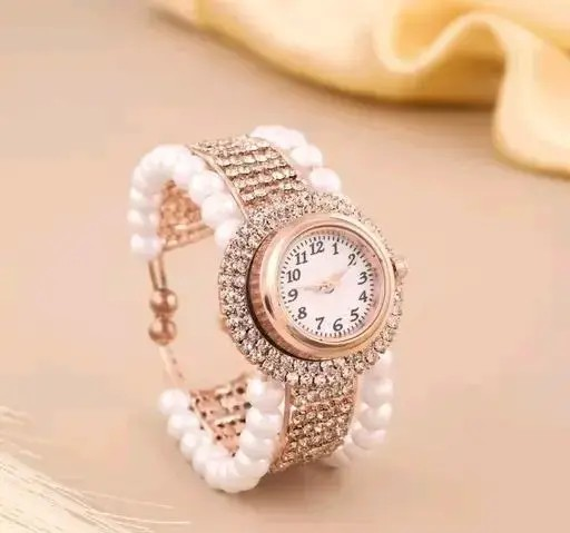 Pearl Diamond Bracelet Watch