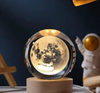 3D Starlit Crystal Globe